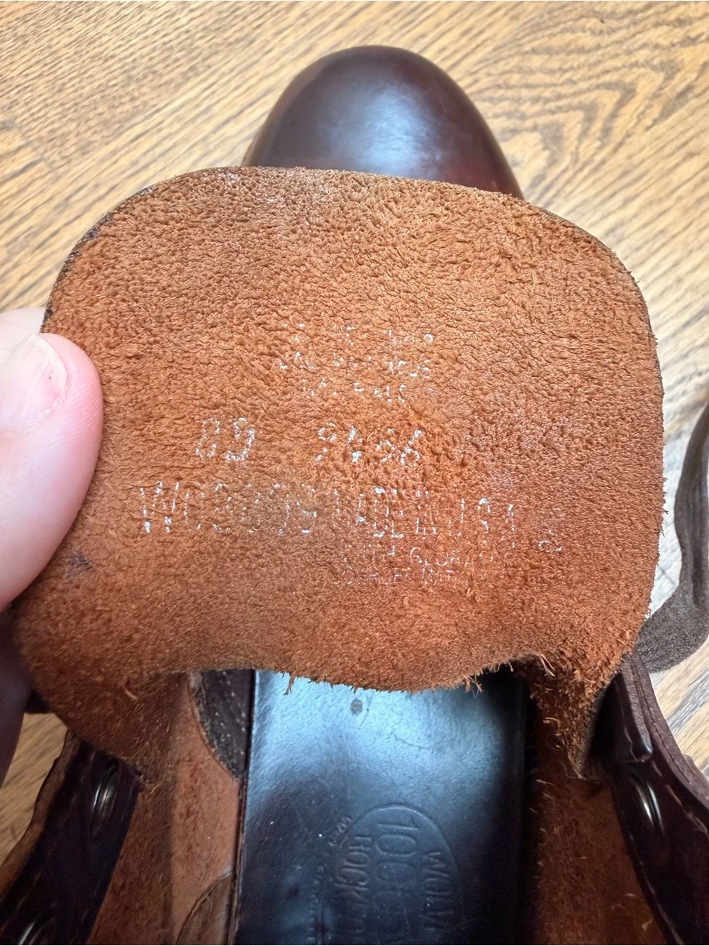 Wolverine 1000 Miles Vibram Men’s Brown Leather Lace-Up Boots